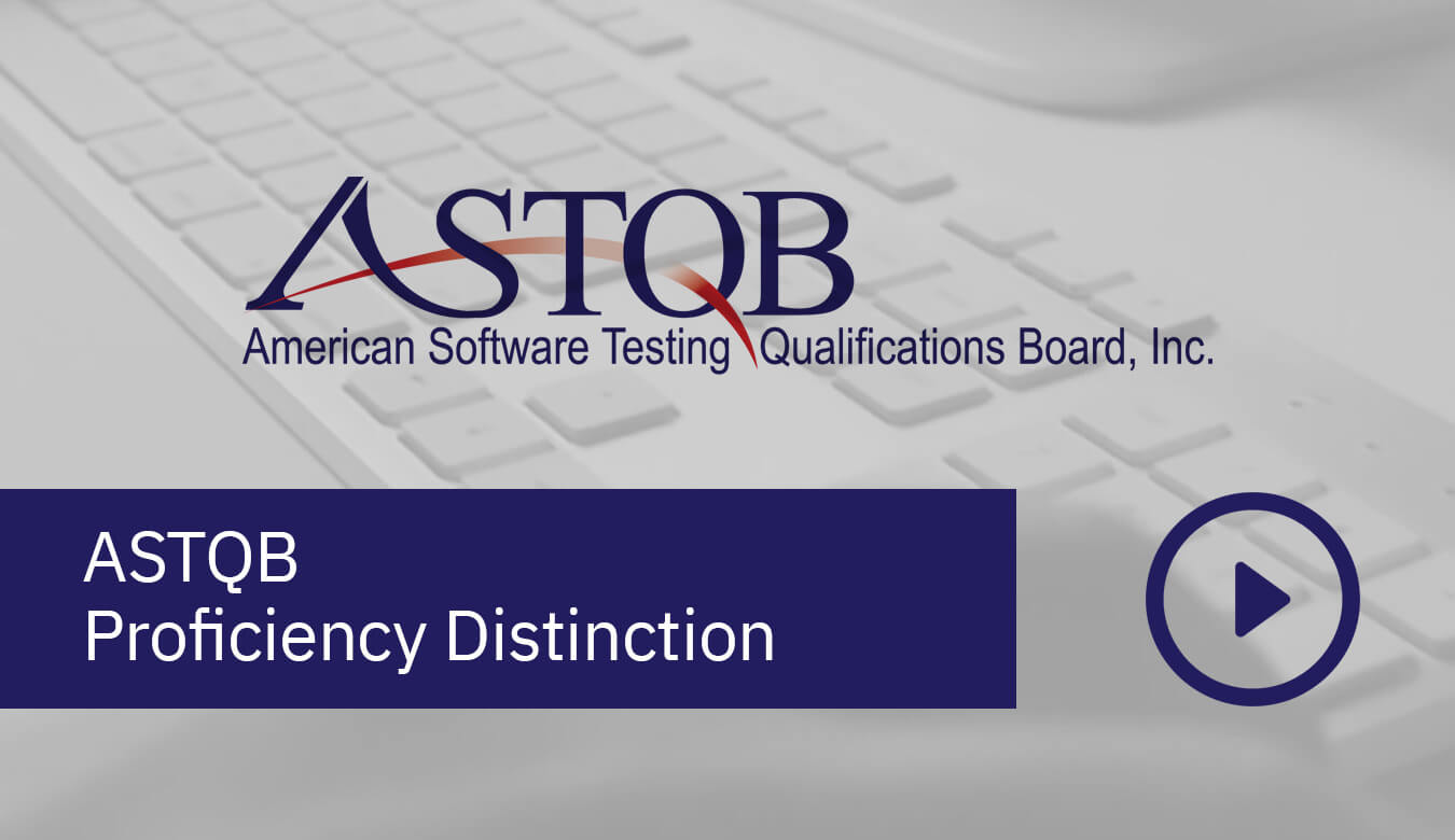 ASTQB Proficiency Distinction