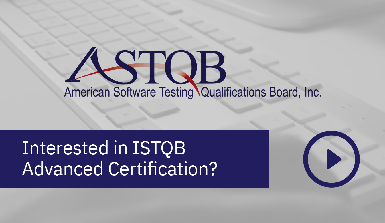 Interested in ISTQB Advanced Certification